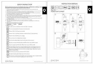 Instrukcja Qazqa 102130 Duo Lampa