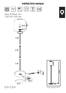 Bruksanvisning Qazqa 102195 Qara Lampa