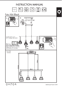 Instrukcja Qazqa 102382 Fotu Lampa