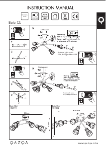 Manuale Qazqa 102391 Botu Lampada