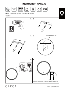 Instrukcja Qazqa 102425 Miral Lampa