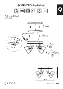 Instrukcja Qazqa 102429 Arthur Lampa