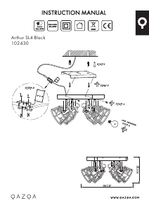 Instrukcja Qazqa 102430 Arthur Lampa