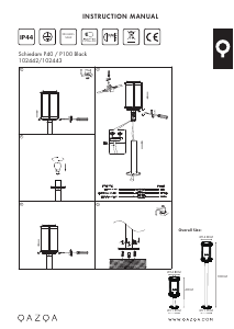 Instrukcja Qazqa 102443 Schiedam Lampa