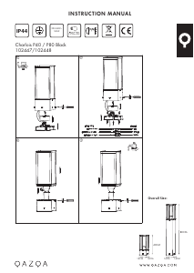 Bruksanvisning Qazqa 102448 Charlois Lampe