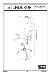 Mode d’emploi JYSK Stenderup Chaise de bureau