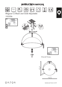 Bruksanvisning Qazqa 102506 Magnax Lampe