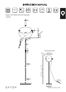 Bedienungsanleitung Qazqa 102508 Magnax Leuchte