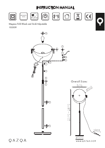 Bedienungsanleitung Qazqa 102509 Magnax Leuchte