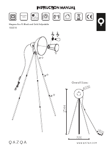 Manual de uso Qazqa 102518 Magnax Eco Lámpara