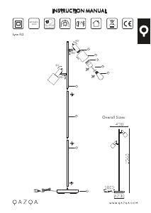 Manuale Qazqa 102533 Lynn Lampada
