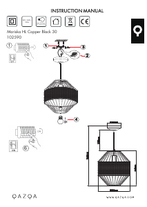 Instrukcja Qazqa 102590 Mariska Lampa