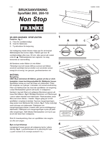 Bruksanvisning Franke 260-10 Köksfläkt