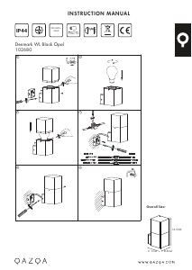 Instrukcja Qazqa 102680 Denmark Lampa