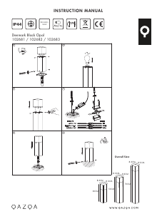 Bruksanvisning Qazqa 102682 Denmark Lampe