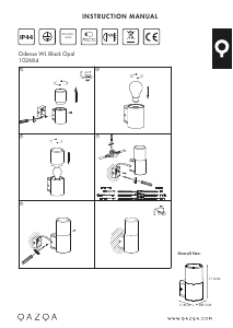 Bruksanvisning Qazqa 102684 Odense Lampe