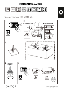 Bruksanvisning Qazqa 102811 Oneon Lampa