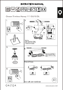 Instrukcja Qazqa 102812 Oneon Honey Lampa