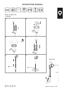 Bruksanvisning Qazqa 102948 Basic Lampe