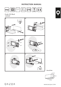 Manual de uso Qazqa 102949 Houks Lámpara