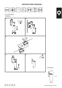 Instrukcja Qazqa 102950 Jara Lampa