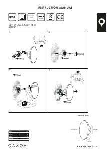 Bruksanvisning Qazqa 102951 Skyf Lampe