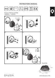 Bedienungsanleitung Qazqa 102954 Noutica Leuchte