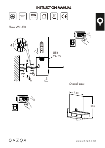 Manuale Qazqa 103163 Flero Lampada