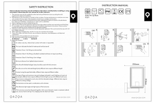 Bruksanvisning Qazqa 103474 Sutton Up Lampe