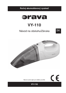 Návod Orava VY-110 Ručný vysávač
