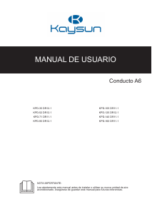 Manual de uso Kaysun KPD-35 DR12.1 Aire acondicionado