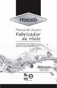 Manual de uso Haceb Assento 9 Kg PL Máquina de hacer hielo