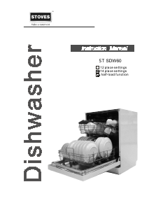 Manual Stoves SDW60 Dishwasher