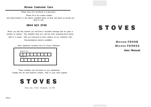 Handleiding Stoves FD90 Koel-vries combinatie