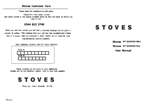 Handleiding Stoves SXS909 Koel-vries combinatie