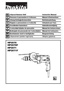 Bruksanvisning Makita HP2071 Slagborrmaskin