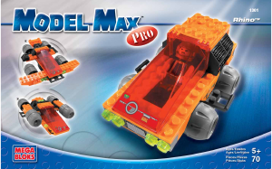 Bedienungsanleitung Mega Bloks set 1301 Model Max Rhino