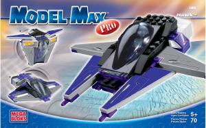 Manual Mega Bloks set 1303 Model Max Hawk