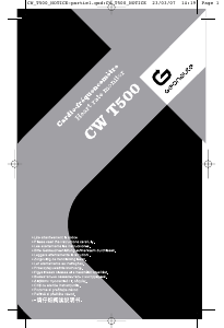 Mode d’emploi Geonaute CW T500 Moniteur de fréquence cardiaque