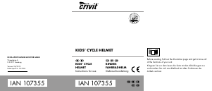 Bedienungsanleitung Crivit IAN 107355 Fahrradhelm