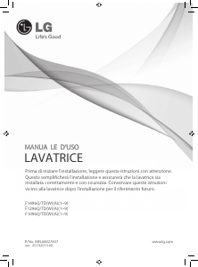 Manuale LG F1296QDA Lavatrice