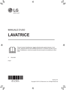 Manuale LG F4WV609S1 Lavatrice