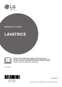 Manuale LG F70E1UDN0 Lavatrice