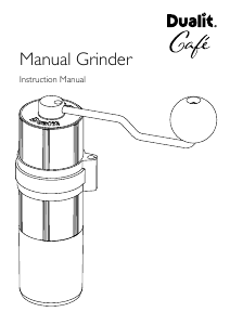 Handleiding Dualit 85117 Koffiemolen