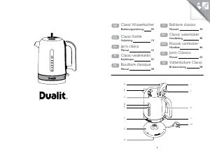 Manual Dualit Classic Jarro eléctrico