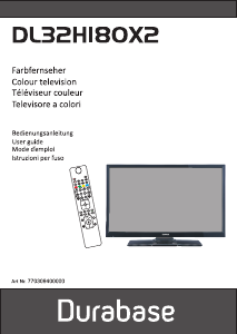 Manuale Durabase DL32H180X2 LED televisore
