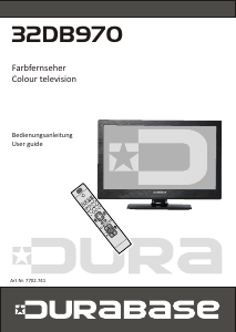 Handleiding Durabase 32DB970 LED televisie