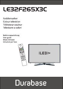 Manuale Durabase LE32F265X3C LED televisore