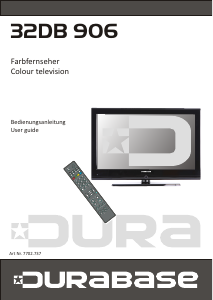 Bedienungsanleitung Durabase 32DB906 LED fernseher