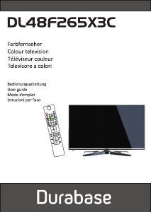 Manuale Durabase DL48F265X3C LED televisore